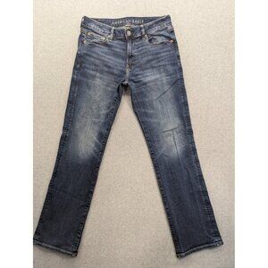 American Eagle Jeans Mens 32x34 Blue Original Bootcut AirFlex+ Stretch Denim